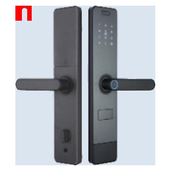 كالون ذكي بصمة وباسورد وكارت - تطبيق Tuya K80 gray