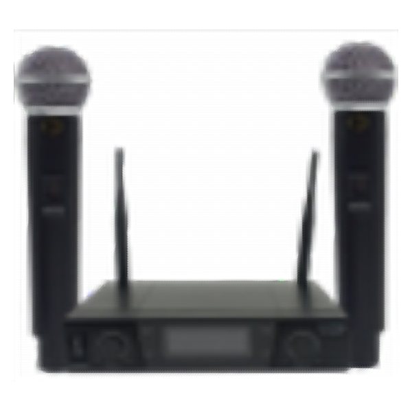مايك لاسلكي UHF 2 قناة (يد)