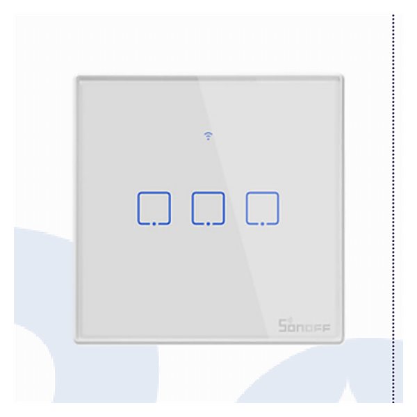 مفتاح ذكي SONOFF TX T2 تاتش 3 خط واي فاي (UK) SONOFF T2 UK 3C