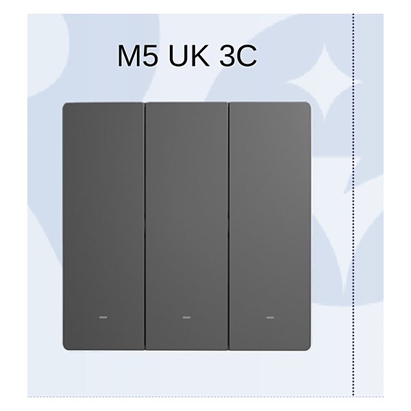 مفتاح ذكي SONOFF SwitchMan M5 زراير 3 خط واي فاي (UK) SONOFF M5 UK 3C