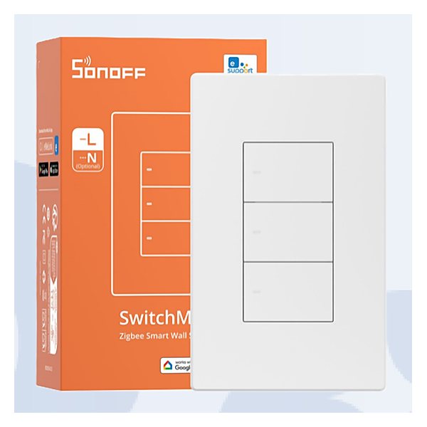 مفتاح ذكي SONOFF ZBM5 زراير 3 خط Zigbee (US) بنيوترال أو بدون SONOFF ZBM5 US 3C