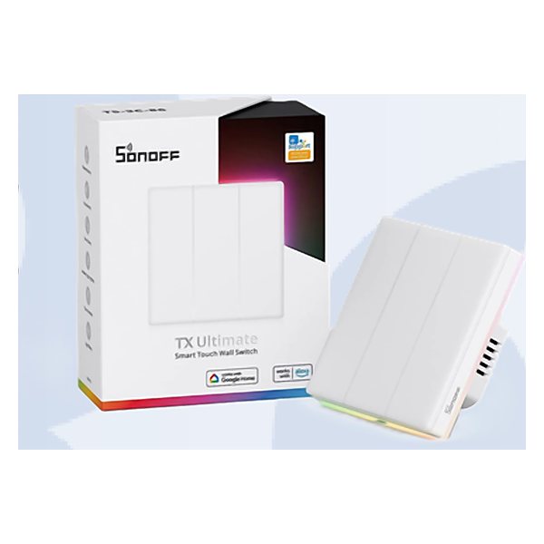 مفتاح ذكي SONOFF TX Ultimate تاتش بإضاءة 3 خط (UK) SONOFF T5 UK 3C