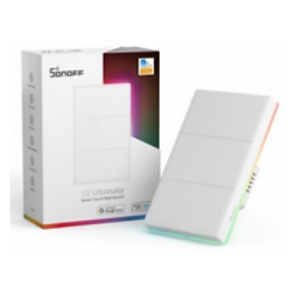 مفتاح ذكي SONOFF TX Ultimate تاتش بإضاءة 3 خط (US) SONOFF T5 US 3C