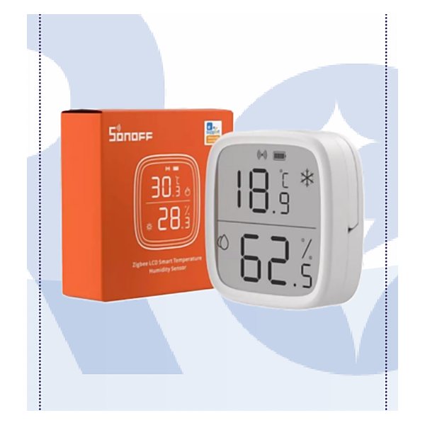 حساس حرارة ورطوبة SONOFF Zigbee بشاشة LCD SONOFF SNZB-02D