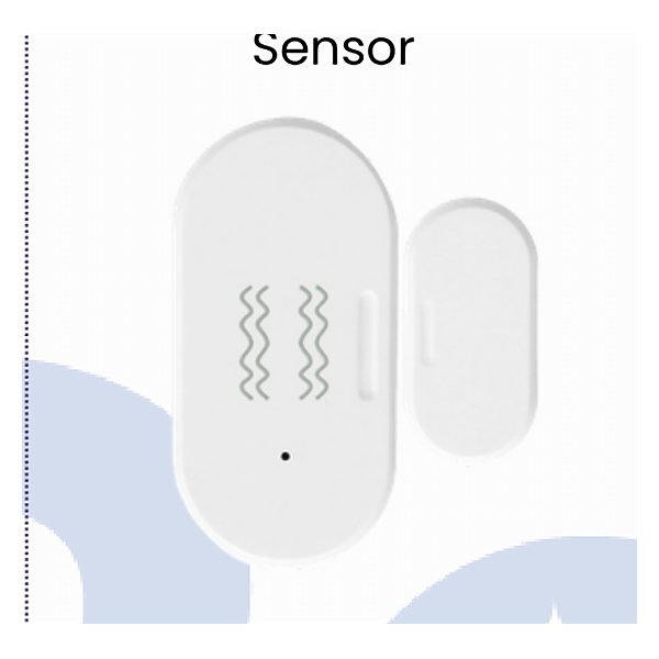 حساس باب وشباك ذكي Zigbee + حساس اهتزاز 102ZM