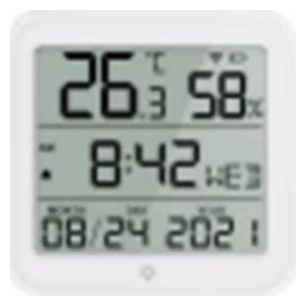 حساس حرارة ورطوبة ذكي بشاشة LCD واي فاي WHWSD04