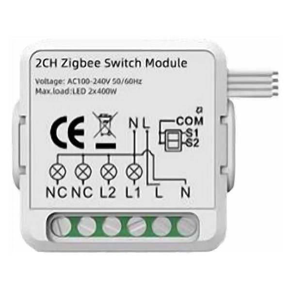 موديول مفتاح ذكي مخفي 2 خط Zigbee