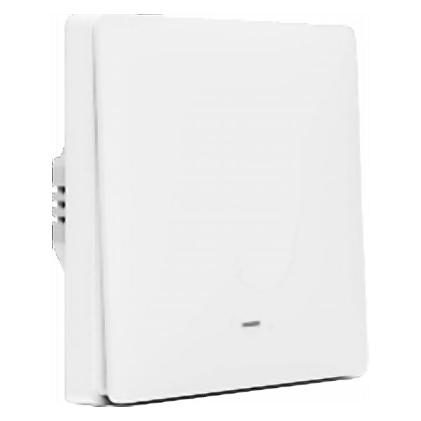 مفتاح ذكي زراير 2 خط Zigbee UK بدون نيوترال - أبيض WHK01-2 Z