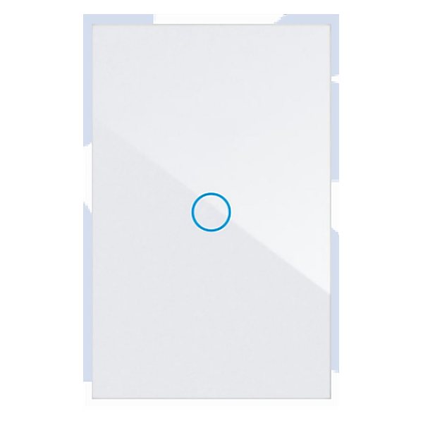 مفتاح ذكي زجاج تاتش خط واحد Zigbee (أبيض / أسود / رمادي) QQZBLN-101-W/QQZBLN-101-B/QQZBLN-101-G