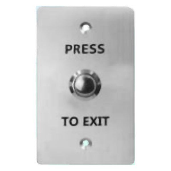 زرار خروج (Exit) ستانلس PUSH BUTTON METAL0 2